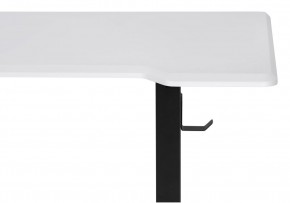 Компьютерный стол Маркос с механизмом подъема 140х80х75 белая шагрень / черный в Нытве - nytva.ok-mebel.com | фото 6