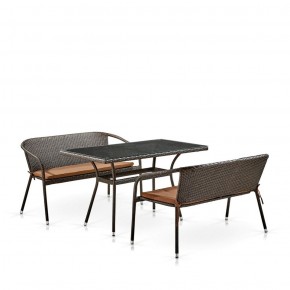 Комплект мебели из иск. ротанга T286A/S139A-W53 Brown в Нытве - nytva.ok-mebel.com | фото 2