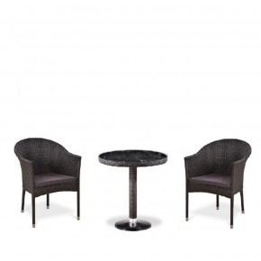 Комплект плетеной мебели T601/Y350A-W53 Brown (2+1) в Нытве - nytva.ok-mebel.com | фото 1
