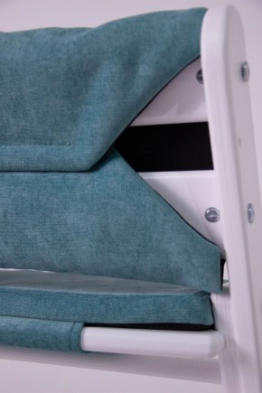 Комплект растущий стул и подушки Конёк Горбунёк Комфорт  (Бело-мятный, Волна) в Нытве - nytva.ok-mebel.com | фото 1