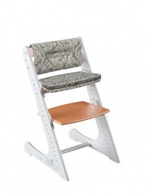 Комплект растущий стул и подушки Конёк Горбунёк Комфорт  (Бело-оранжевый, Арабика) в Нытве - nytva.ok-mebel.com | фото