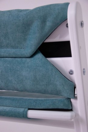 Комплект растущий стул и подушки Конёк Горбунёк Комфорт  (Бело-сиреневый, Волна) в Нытве - nytva.ok-mebel.com | фото