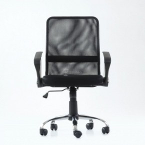 Кресло Barneo K-147 для персонала (черная ткань и сетка) в Нытве - nytva.ok-mebel.com | фото 4