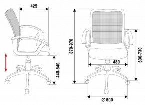 Кресло Бюрократ CH-590SL/BLACK в Нытве - nytva.ok-mebel.com | фото 4