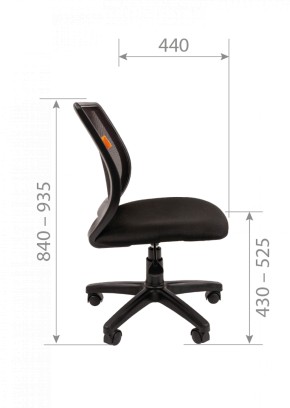 Кресло для оператора CHAIRMAN 699 Б/Л (ткань стандарт/сетка TW-01) в Нытве - nytva.ok-mebel.com | фото 7