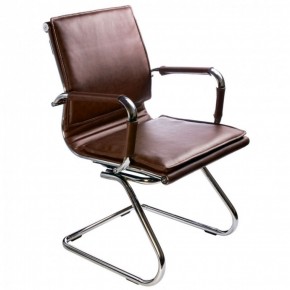 Кресло для посетителя Бюрократ CH-993-Low-V/Brown коричневый в Нытве - nytva.ok-mebel.com | фото
