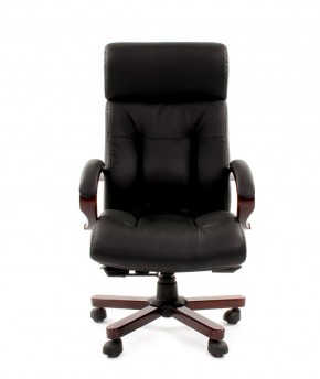 Кресло для руководителя CHAIRMAN  421 (Натуральная кожа) Черное в Нытве - nytva.ok-mebel.com | фото 2