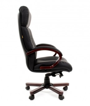 Кресло для руководителя CHAIRMAN  421 (Натуральная кожа) Черное в Нытве - nytva.ok-mebel.com | фото 3