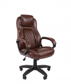 Кресло для руководителя  CHAIRMAN 432 (Экокожа коричневая) в Нытве - nytva.ok-mebel.com | фото 1