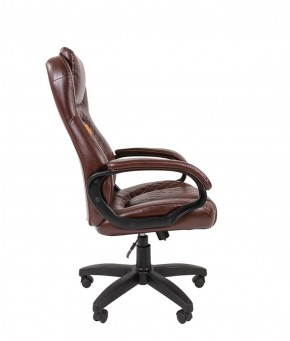 Кресло для руководителя  CHAIRMAN 432 (Экокожа коричневая) в Нытве - nytva.ok-mebel.com | фото 3