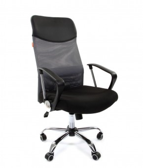 Кресло для руководителя CHAIRMAN 610 N(15-21 черный/сетка серый) в Нытве - nytva.ok-mebel.com | фото 1