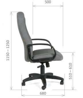 Кресло для руководителя  CHAIRMAN 685 СТ (ткань стандарт 10-356 черная) в Нытве - nytva.ok-mebel.com | фото 6