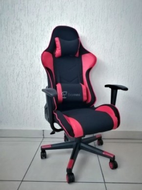 Кресло геймерское Barneo K-50 (черная сетка красные вставки) в Нытве - nytva.ok-mebel.com | фото 1