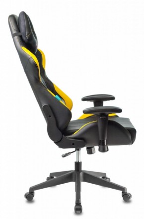 Кресло игровое Бюрократ VIKING 5 AERO YELLOW черный/желтый в Нытве - nytva.ok-mebel.com | фото 2