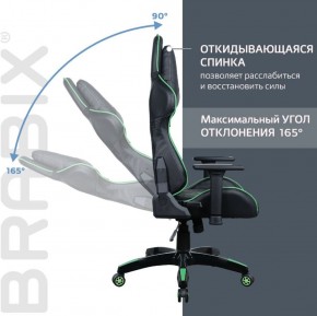 Кресло компьютерное BRABIX "GT Carbon GM-120" (черное/зеленое) 531929 в Нытве - nytva.ok-mebel.com | фото 2