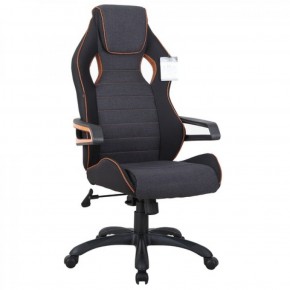 Кресло компьютерное BRABIX Techno Pro GM-003 (ткань черное/серое, вставки оранжевые) 531813 в Нытве - nytva.ok-mebel.com | фото