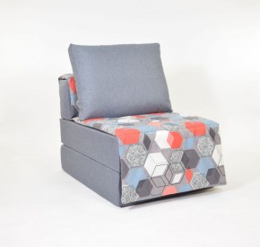 Кресло-кровать бескаркасное Харви (серый-геометрия слейт) в Нытве - nytva.ok-mebel.com | фото