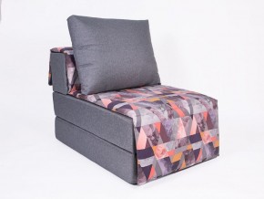 Кресло-кровать бескаркасное Харви (серый-сноу манго) в Нытве - nytva.ok-mebel.com | фото