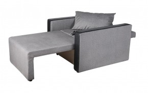 Кресло-кровать Милена с подлокотниками (серый) Велюр в Нытве - nytva.ok-mebel.com | фото 3