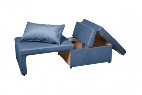 Кресло-кровать Милена (синий) Велюр в Нытве - nytva.ok-mebel.com | фото 3