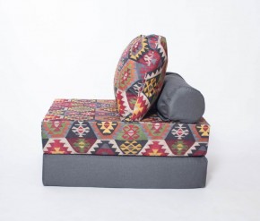 Кресло-кровать-пуф бескаркасное Прайм (мехико серый-графит) в Нытве - nytva.ok-mebel.com | фото