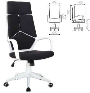 Кресло офисное BRABIX PREMIUM "Prime EX-515" (пластик белый, ткань, черное) 531812 в Нытве - nytva.ok-mebel.com | фото 2