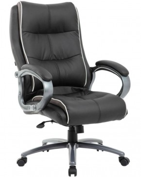 Кресло офисное BRABIX PREMIUM "Strong HD-009" (экокожа черная, ткань серая) 531945 в Нытве - nytva.ok-mebel.com | фото