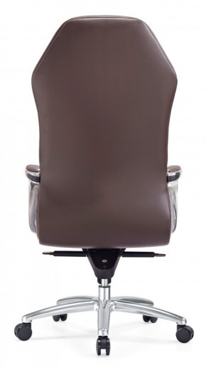 Кресло руководителя Бюрократ _AURA/BROWN коричневый в Нытве - nytva.ok-mebel.com | фото 5