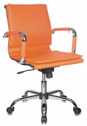 Кресло руководителя Бюрократ CH-993-LOW/ORANGE оранжевый в Нытве - nytva.ok-mebel.com | фото