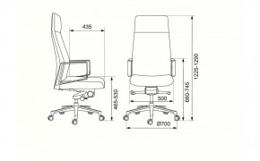 Кресло руководителя Бюрократ _JONS/CASHGREY серый в Нытве - nytva.ok-mebel.com | фото 4