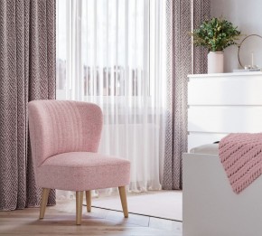 Кресло Унельма светло-розовый, ткань рогожка в Нытве - nytva.ok-mebel.com | фото 3