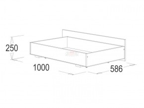 Кровать 1.6 каркас + спинка головная + 2 ящика Ольга-14 без основания в Нытве - nytva.ok-mebel.com | фото 4