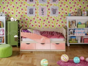 Кровать Бабочки (Розовый металлик) 1600 в Нытве - nytva.ok-mebel.com | фото