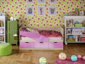 Кровать Бабочки (Сиреневый металлик) 1600 в Нытве - nytva.ok-mebel.com | фото
