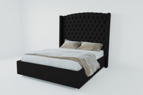Кровать Берлин ЛЮКС с ПМ 1200 (экокожа кольт ч) в Нытве - nytva.ok-mebel.com | фото 2