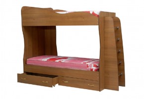 Кровать детская 2-х ярусная Юниор-1 (800*2000) ЛДСП в Нытве - nytva.ok-mebel.com | фото