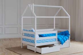 Кровать-домик 80*160 Белый в Нытве - nytva.ok-mebel.com | фото 3