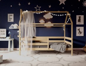Кровать-домик 80*160 без покраски (без ящиков) в Нытве - nytva.ok-mebel.com | фото