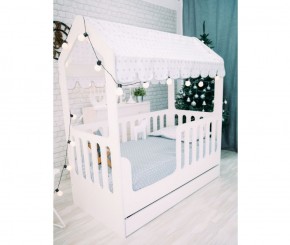 Кровать-домик с ящиком 800*1600 (Белый) в Нытве - nytva.ok-mebel.com | фото 2