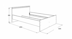 Кровать двойная Ольга-13 + 2-а выкатных ящика (1600) в Нытве - nytva.ok-mebel.com | фото 3