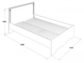 Кровать двойная Ольга 1Н + 2-а ящика (1600*2000) в Нытве - nytva.ok-mebel.com | фото 2