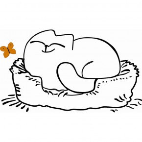 Кровать двухуровневая Кот № 900.1 ЛЕВАЯ (туя светлая/белый) в Нытве - nytva.ok-mebel.com | фото 2