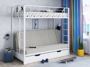 Кровать двухъярусная с диваном "Мадлен-ЯЯ" с ящиками в Нытве - nytva.ok-mebel.com | фото 1