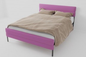 Кровать Горизонт Мини с ортопедическим основанием 900 (велюр розовый) в Нытве - nytva.ok-mebel.com | фото