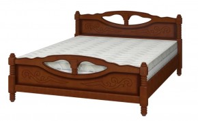 ЕЛЕНА-4 Кровать из массива 1200 (Орех) в Нытве - nytva.ok-mebel.com | фото