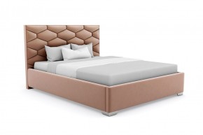 Кровать Коралл интерьерная +основание (120х200) 1 кат. ткани в Нытве - nytva.ok-mebel.com | фото