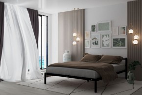 Кровать Мета с матрасом 1600 (черный) в Нытве - nytva.ok-mebel.com | фото 2