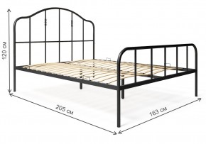 Кровать Милена 160х200 черная в Нытве - nytva.ok-mebel.com | фото 2