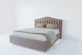 Кровать Нягань с ПМ 1200 (велюр серый) в Нытве - nytva.ok-mebel.com | фото 2