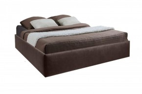Кровать Подиум с ПМ 1200 (экокожа коричневая) в Нытве - nytva.ok-mebel.com | фото